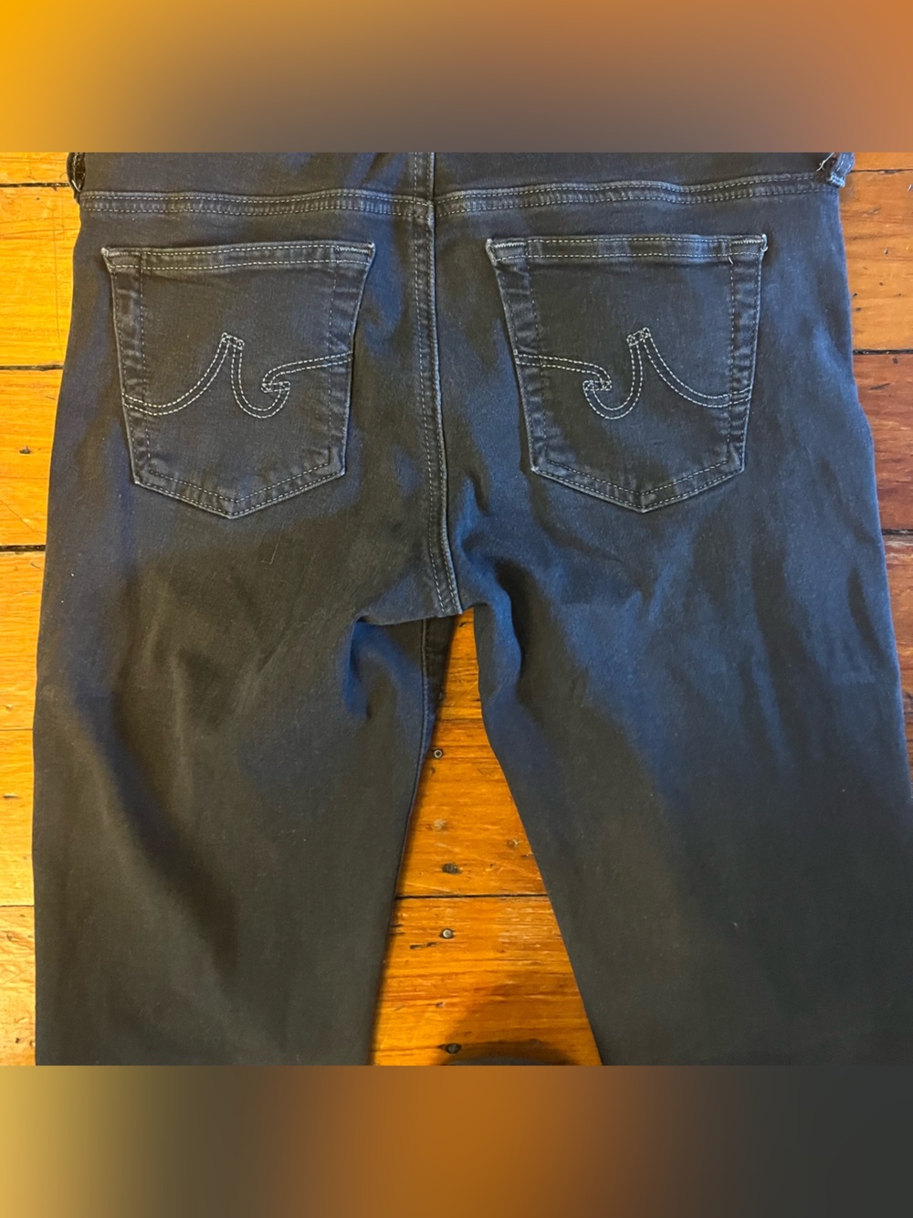 Adriano Goldschmied AG The Stilt Cigarette Leg Jeans Faded Black Wash Size 27R - Picture 11 of 13